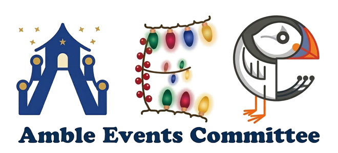 Amble Events Committee Logo